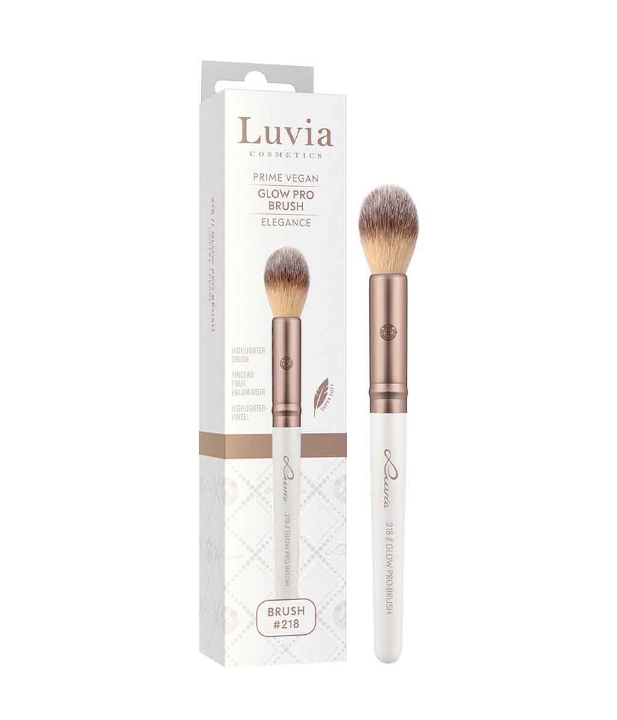 

Кисть для хайлайтера Luvia Prime Vegan Glow Pro - Elegance 218, 1 шт.