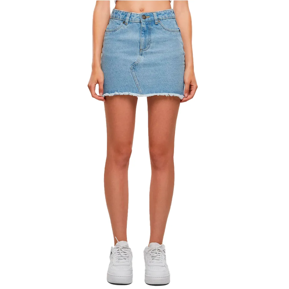 

Юбка Urban Classics Heavy Mini denim skirt, синий