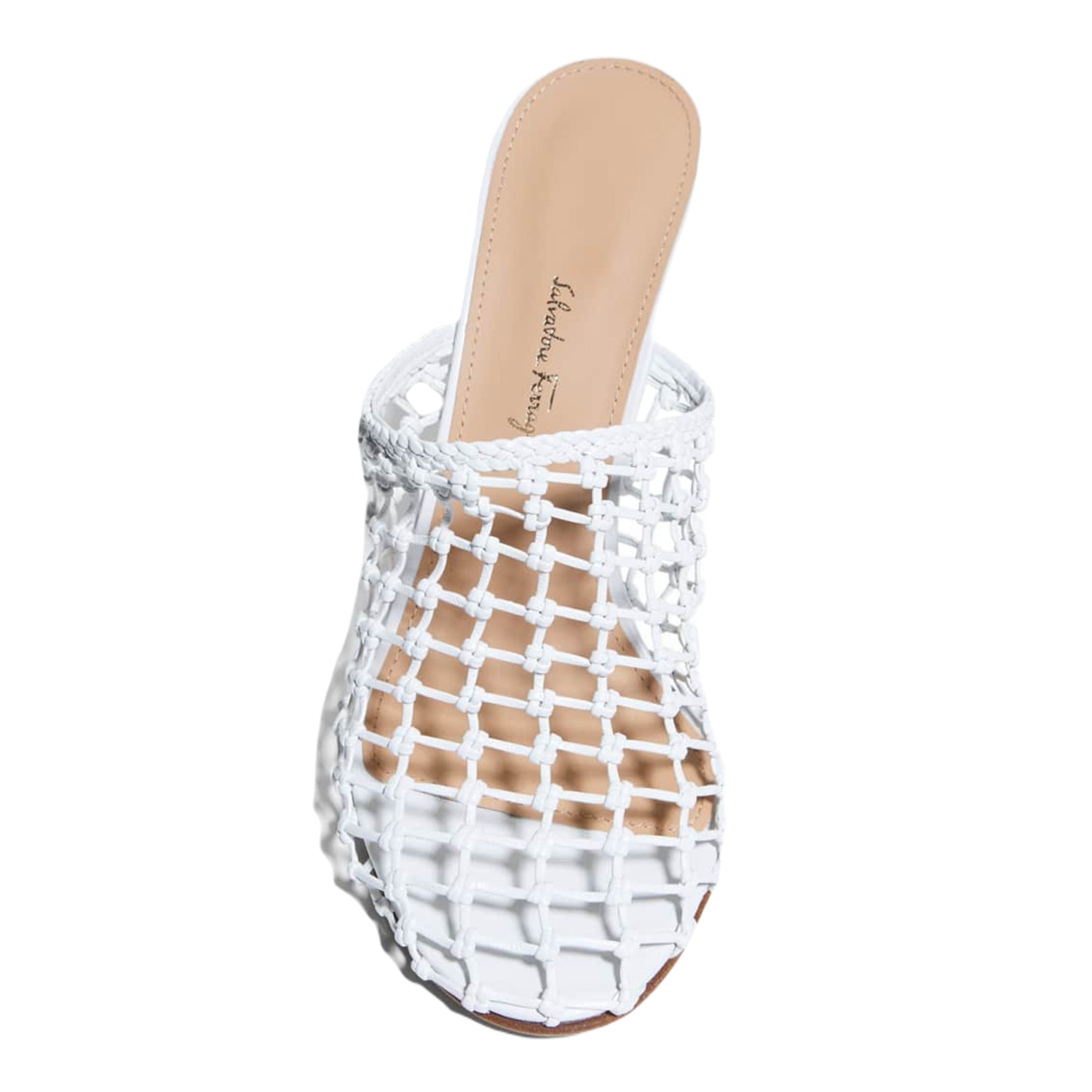 Ferragamo Ellas X5 женские туфли-лодочки белые Salvatore Ferragamo — фото 2