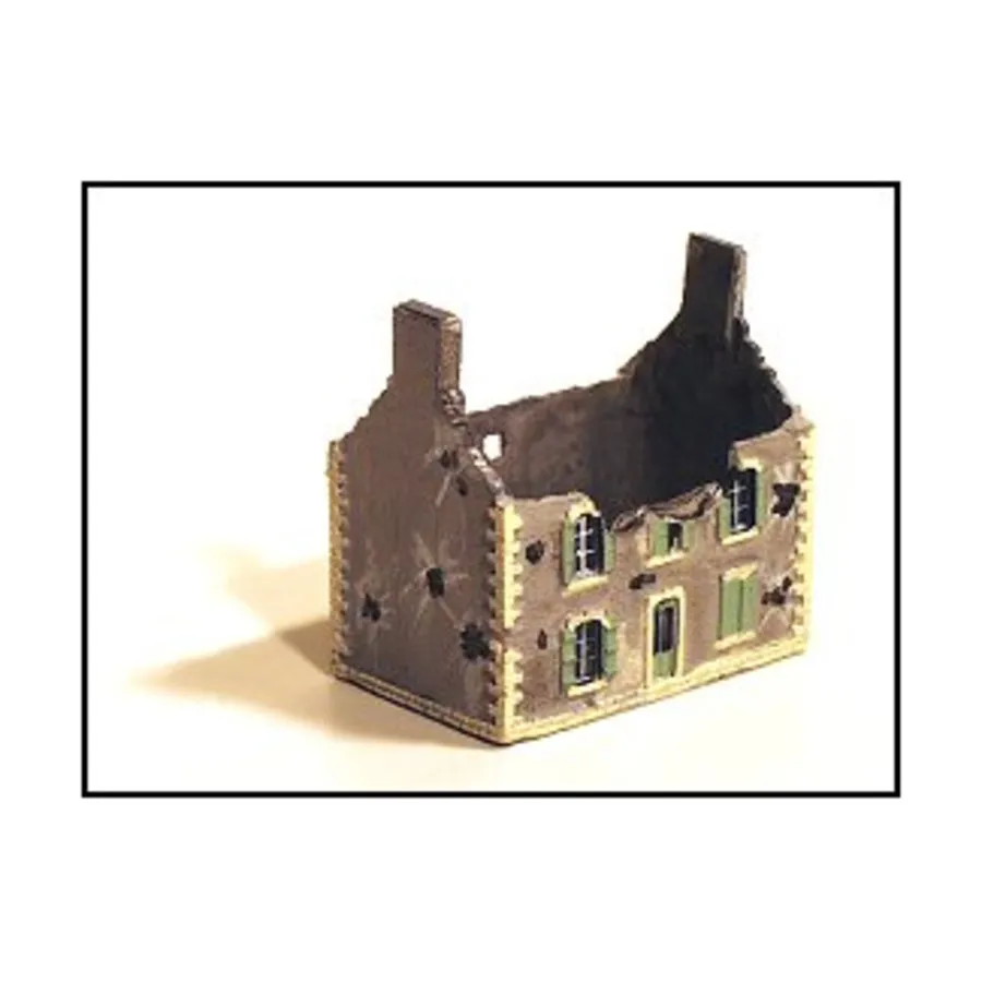 

Разбомбленный особняк, Terrain Maker Pewter Buildings & Books