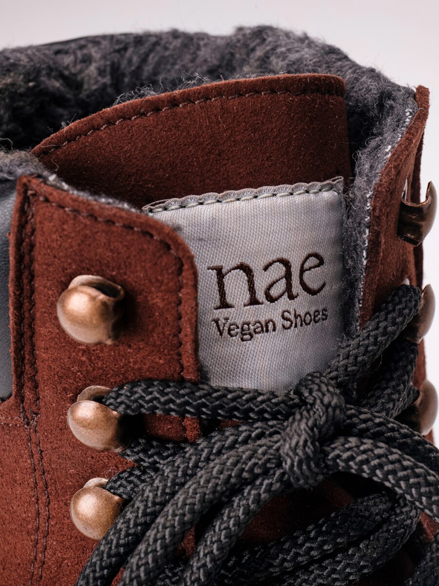 Ботинки на шнуровке nae Vegan Shoes Gadea, цвет Auburn — фото 3