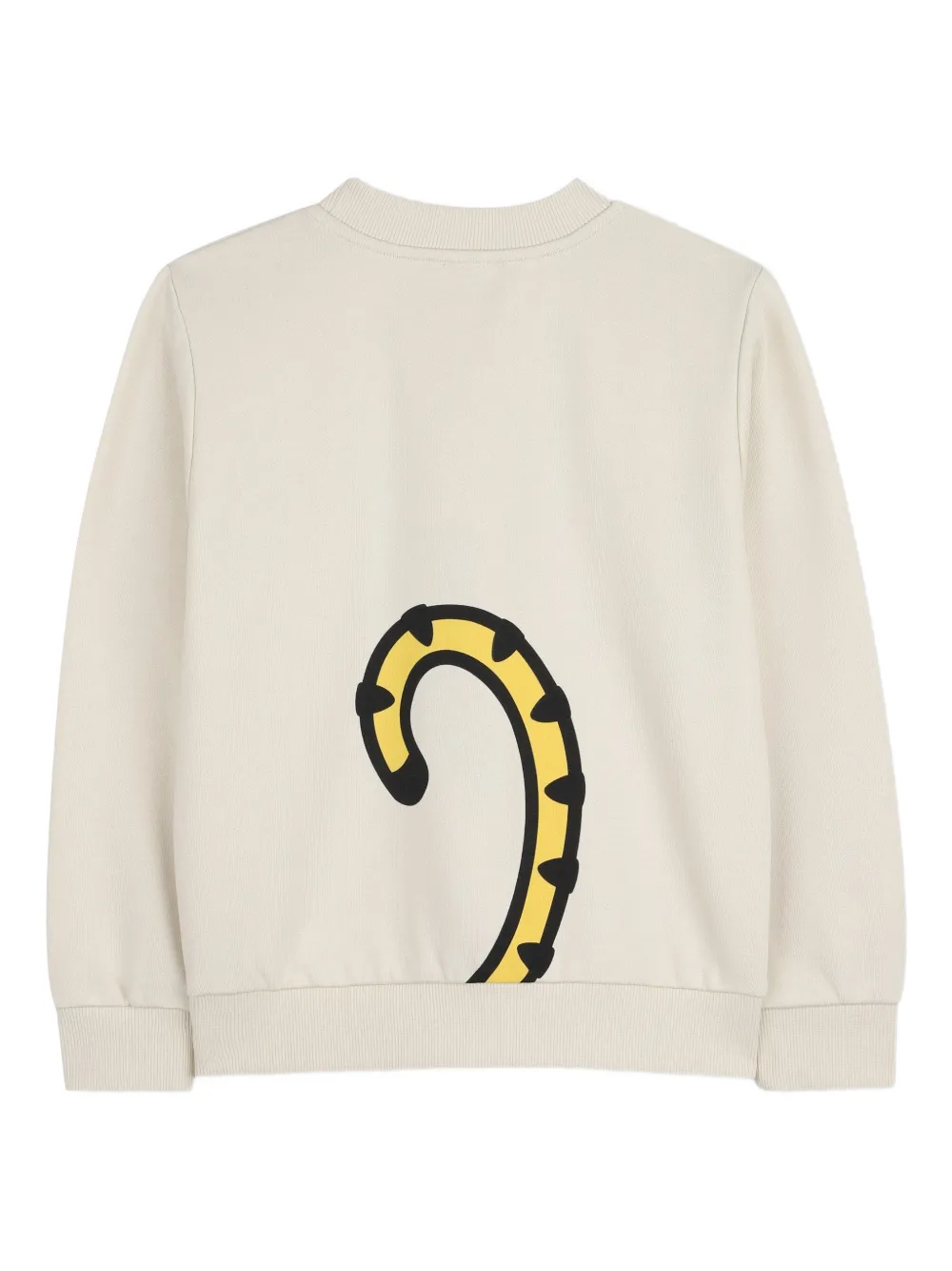 Толстовка с принтом Kenzo Kids, бежевый — фото 2