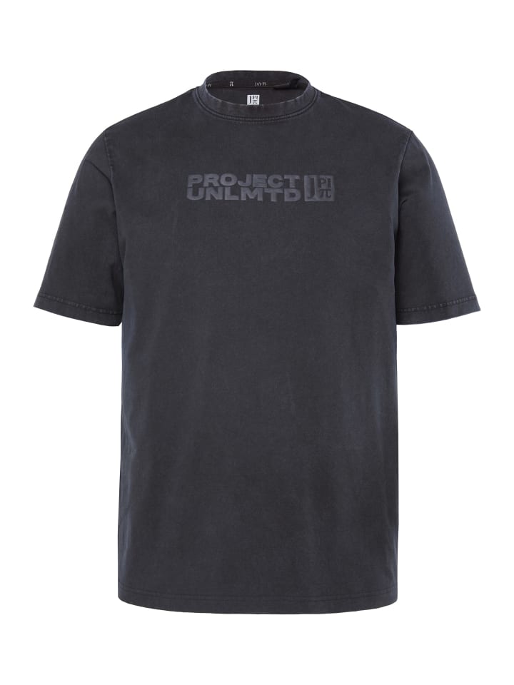 

Футболка с короткими рукавами черного цвета JP1880, Черный, Футболка с короткими рукавами черного цвета JP1880