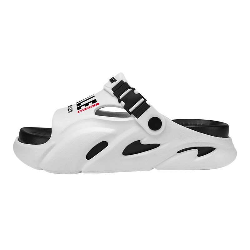 

NANJIREN Пляжные сандалии унисекс бело-черные, цвет White Black