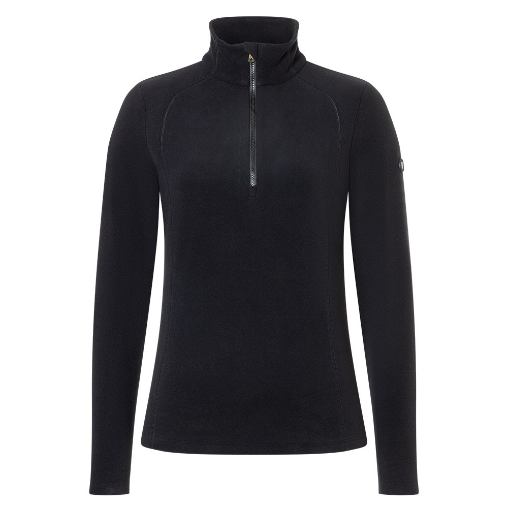

Флисовая куртка-полупильник Bogner Medita2 с молнией на четверть длины (женская), Black