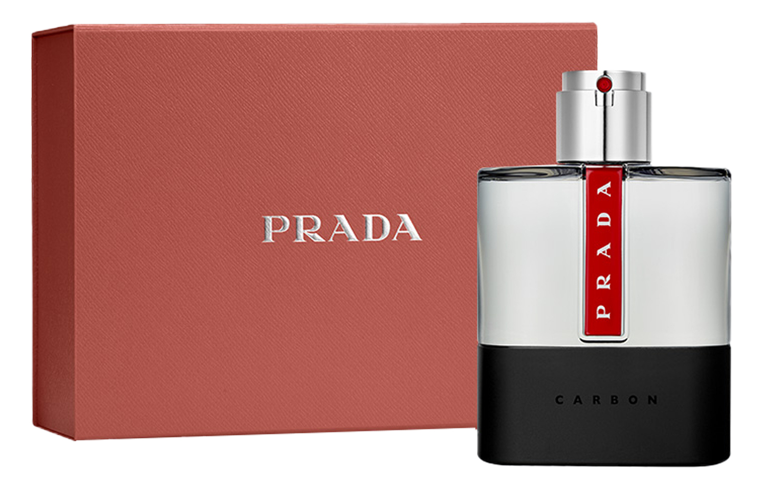 PRADA Новогодний лимитированный Red Moon Edition Carbon Black Box мужские духи Woody Fougere Eau De Toilette EDT 50 мл — фото 2