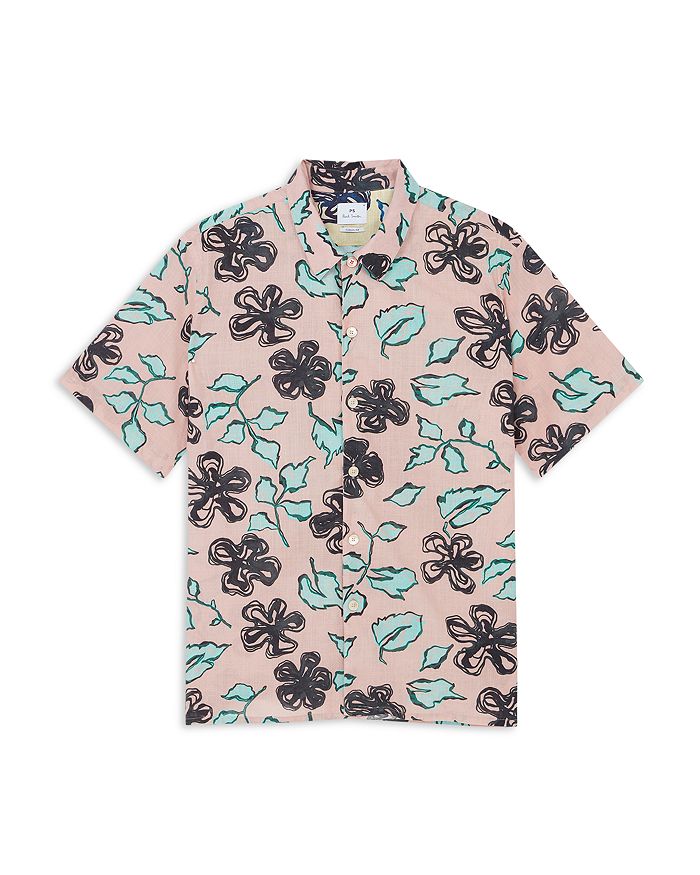 

Футболка с коротким рукавом и цветочным принтом PS Paul Smith, мультиколор