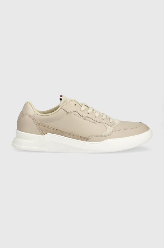 

Кроссовки ELEVATED CUPSOLE LEATHER Tommy Hilfiger, бежевый, Бежевый;серый, Кроссовки ELEVATED CUPSOLE LEATHER Tommy Hilfiger, бежевый