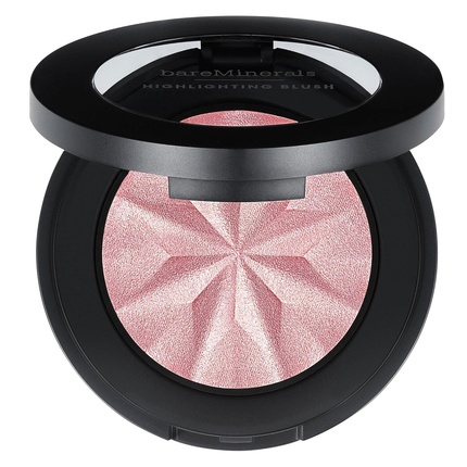 

BareMinerals Gen Nude Highlighting Blush Румяна 2-в-1 + хайлайтер Гибридный шелковистый растушевываемый макияж Для повседневного ношения без талька Vegan Rose Glow