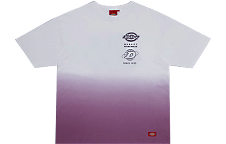 

Футболка унисекс белая/фиолетовая Dickies, белый/фиолетовый