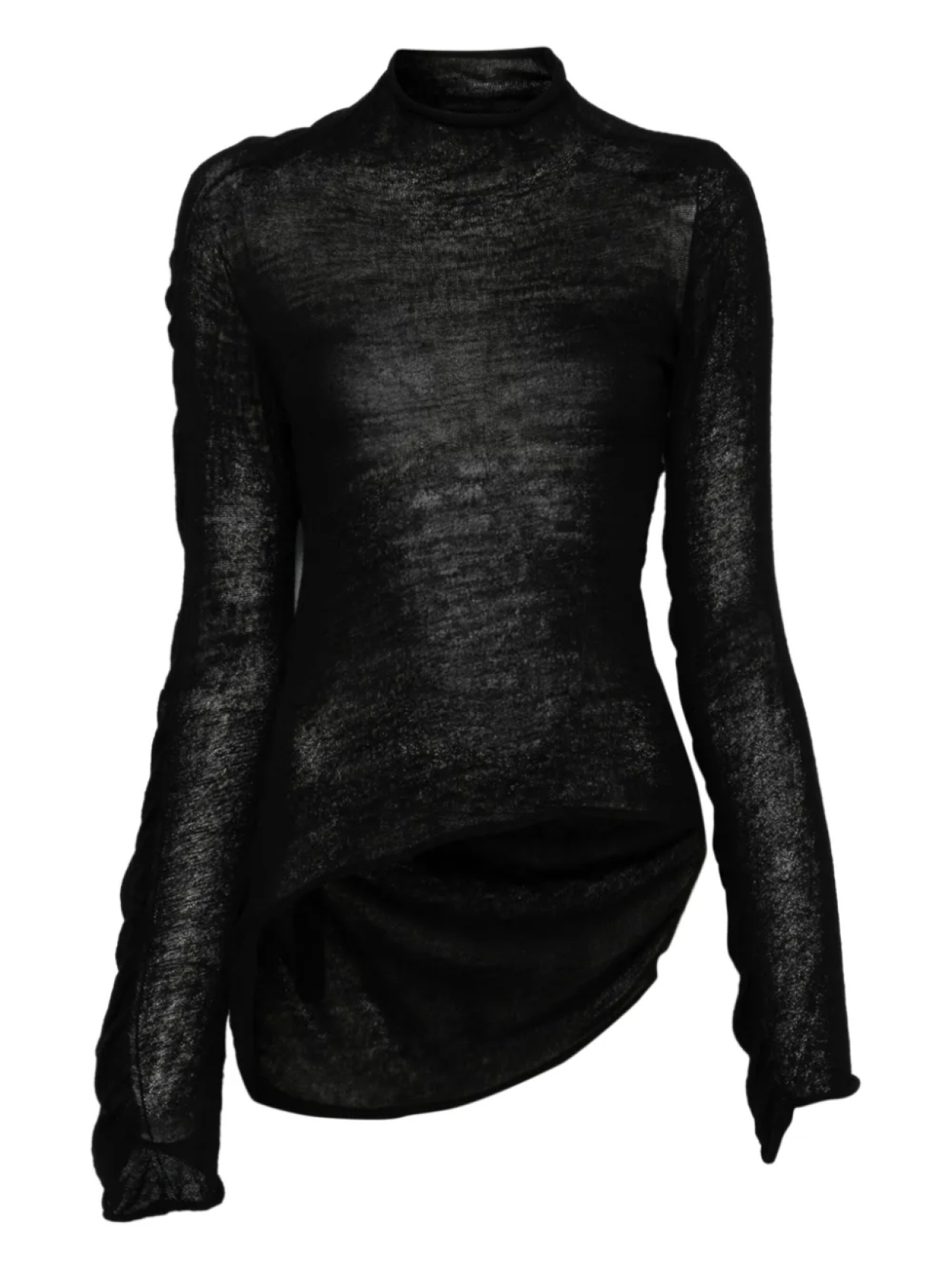 

Блузка Issey Miyake wool top, черный