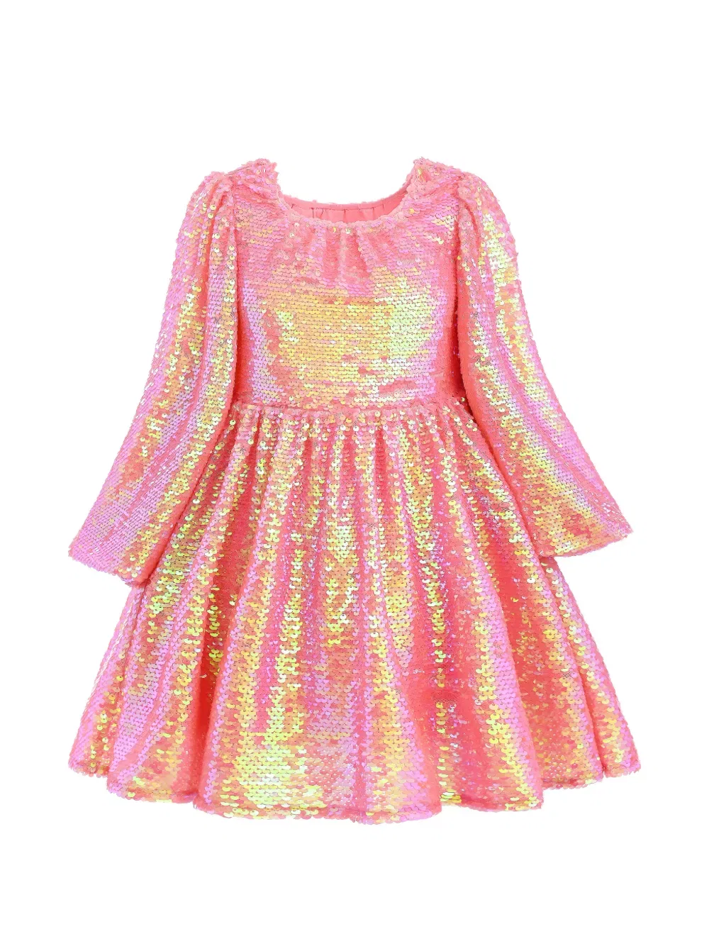 Платье, переливающееся пайетками Mimi Tutu, розовый