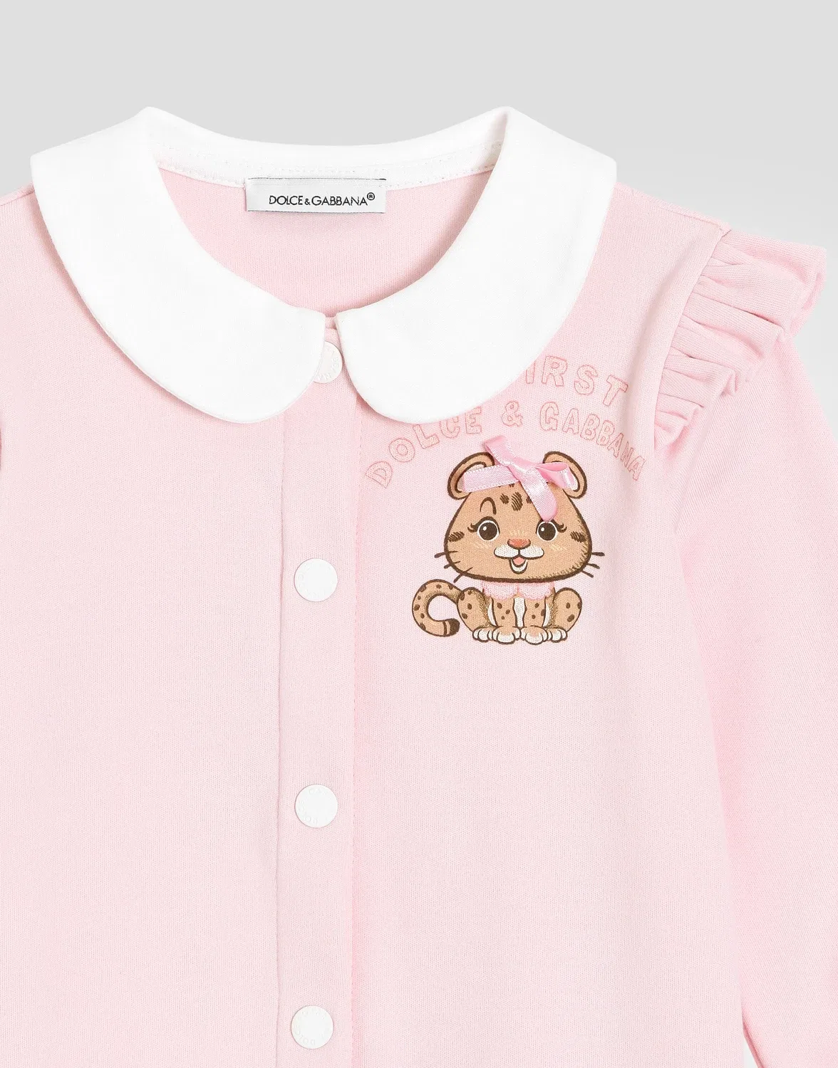 Подарочный набор из трех предметов из интерлока с принтом и бантом Dolce & Gabbana, мультиколор — фото 4