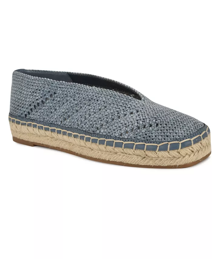 Женские эспадрильи Rorie Woven Slip-On на плоской подошве Nine West, синий