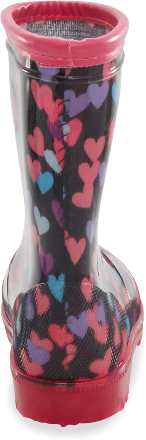 Светящиеся детские сапоги Stride Rite 360 Misty Rain для мальчиков и девочек, Heart Print — фото 3
