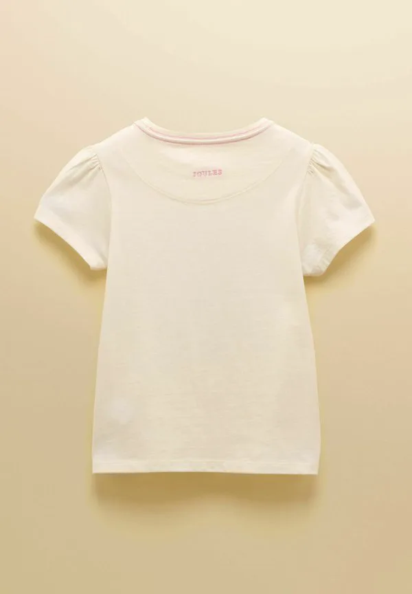 Футболка astra с аппликационным принтом, стандартного кроя. Joules, Cream Seahorse — фото 2