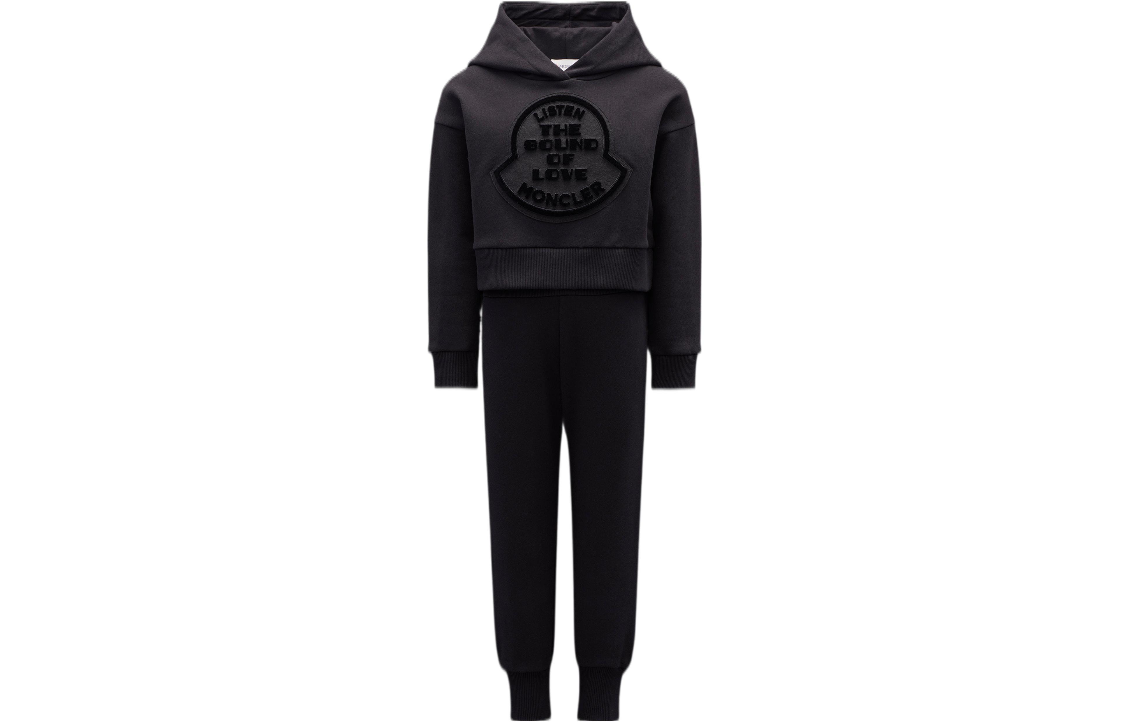 Moncler Повседневная спортивная одежда черная детская — фото 3
