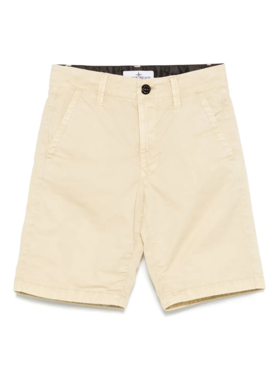 

Stone Island Junior габардиновые шорты, нейтральный