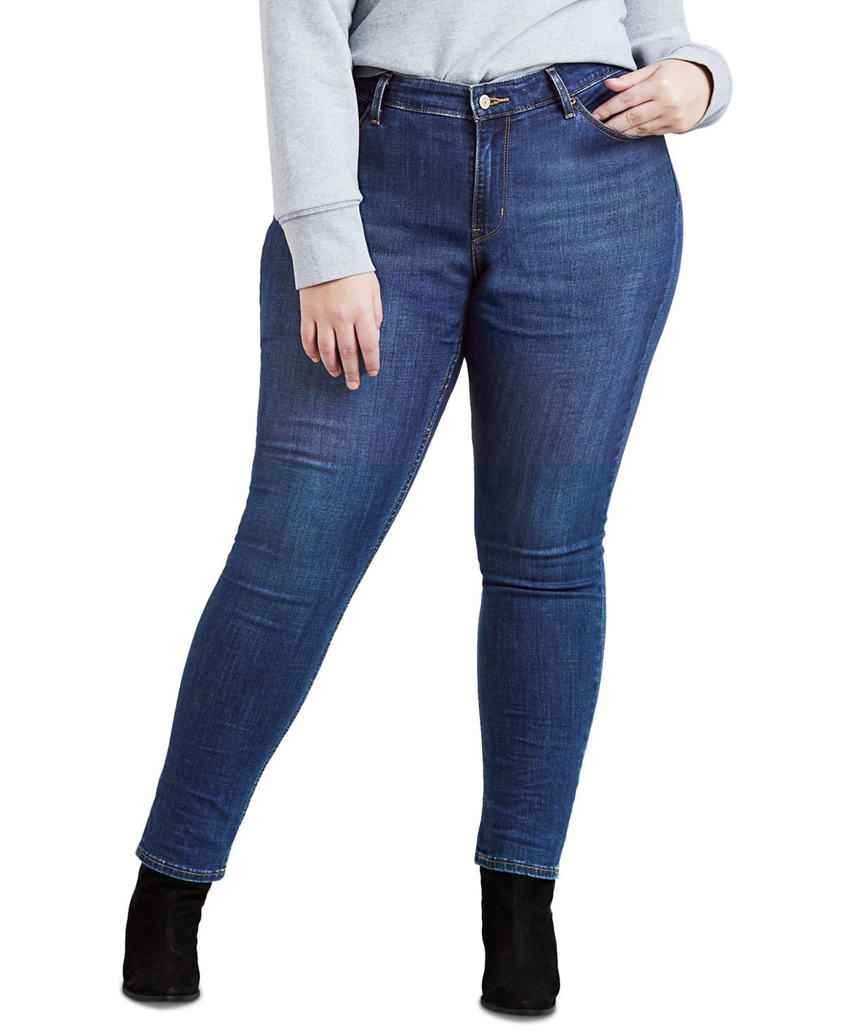

Модные джинсы скинни размера 711 больших размеров Levi's