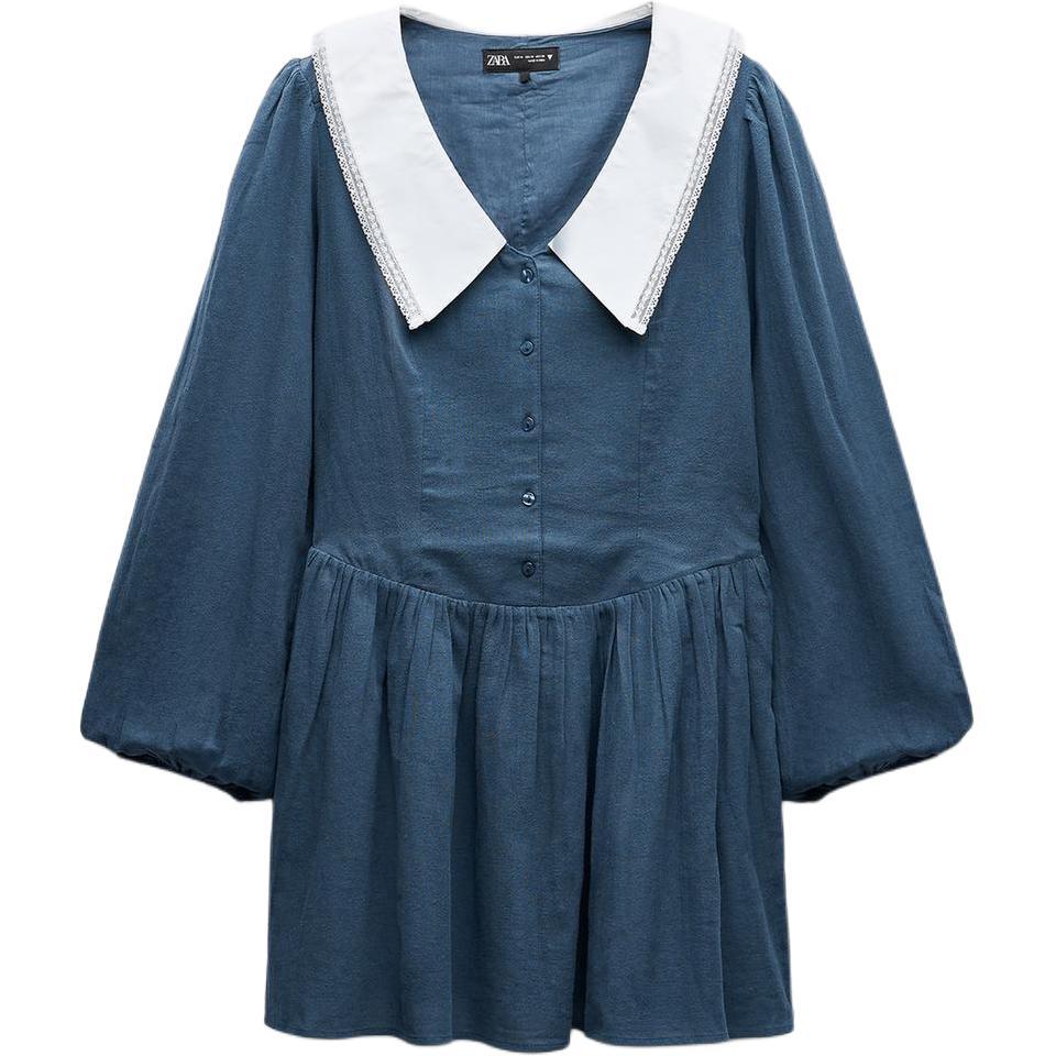 

Футболка с длинными рукавами женская светло-нефритовая ZARA