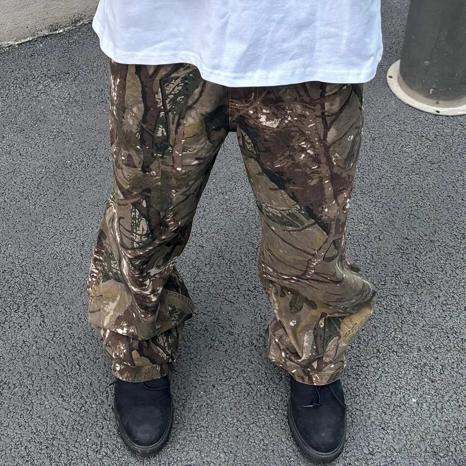 Джинсы с камуфляжем, Camo — фото 2