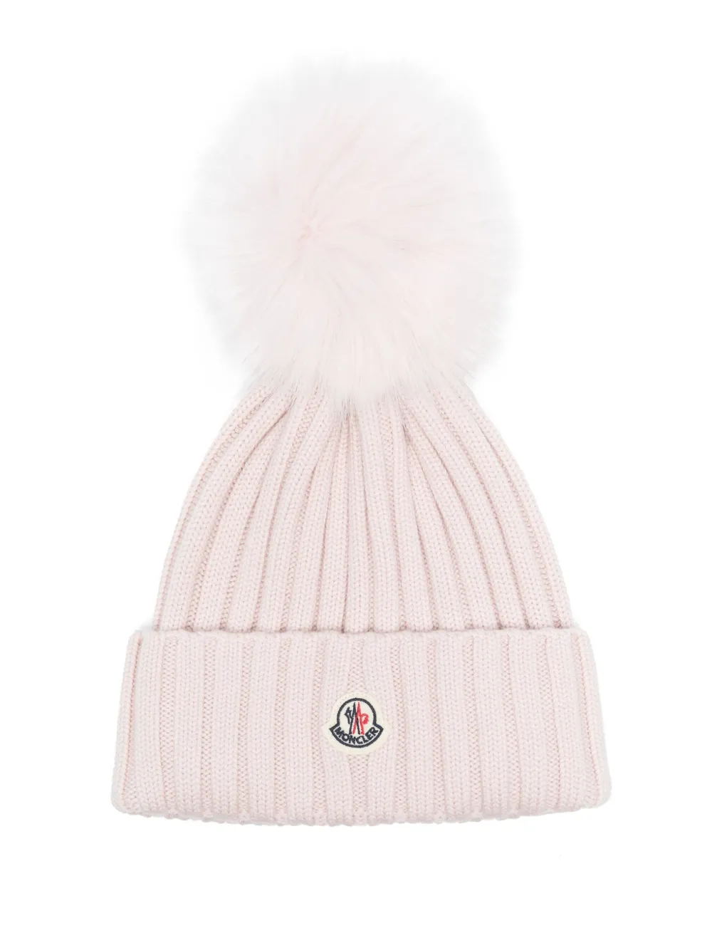 

Шапка бини MONCLER, розовый