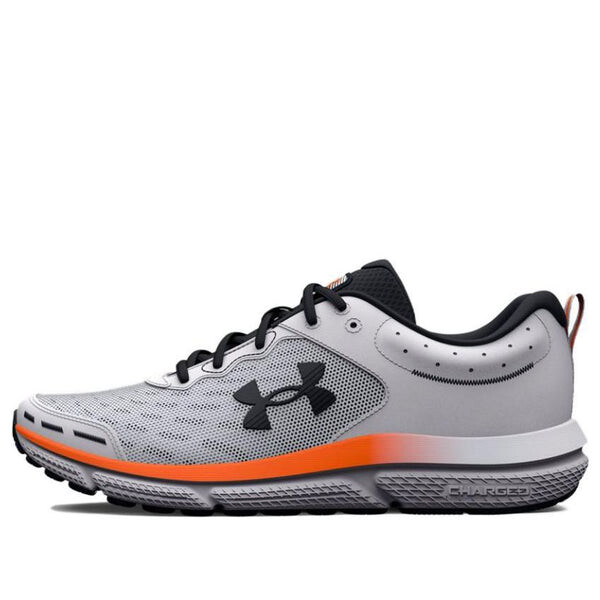 

Кроссовки charged assert 10 'white black orange' Under Armour, белый
