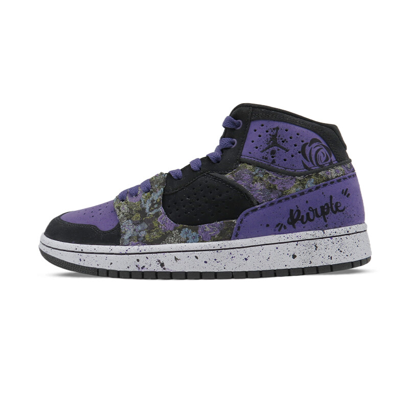 

Кроссовки Jordan Access Vintage Basketball Shoes Women's Mid-top Purple/black, фиолетовый