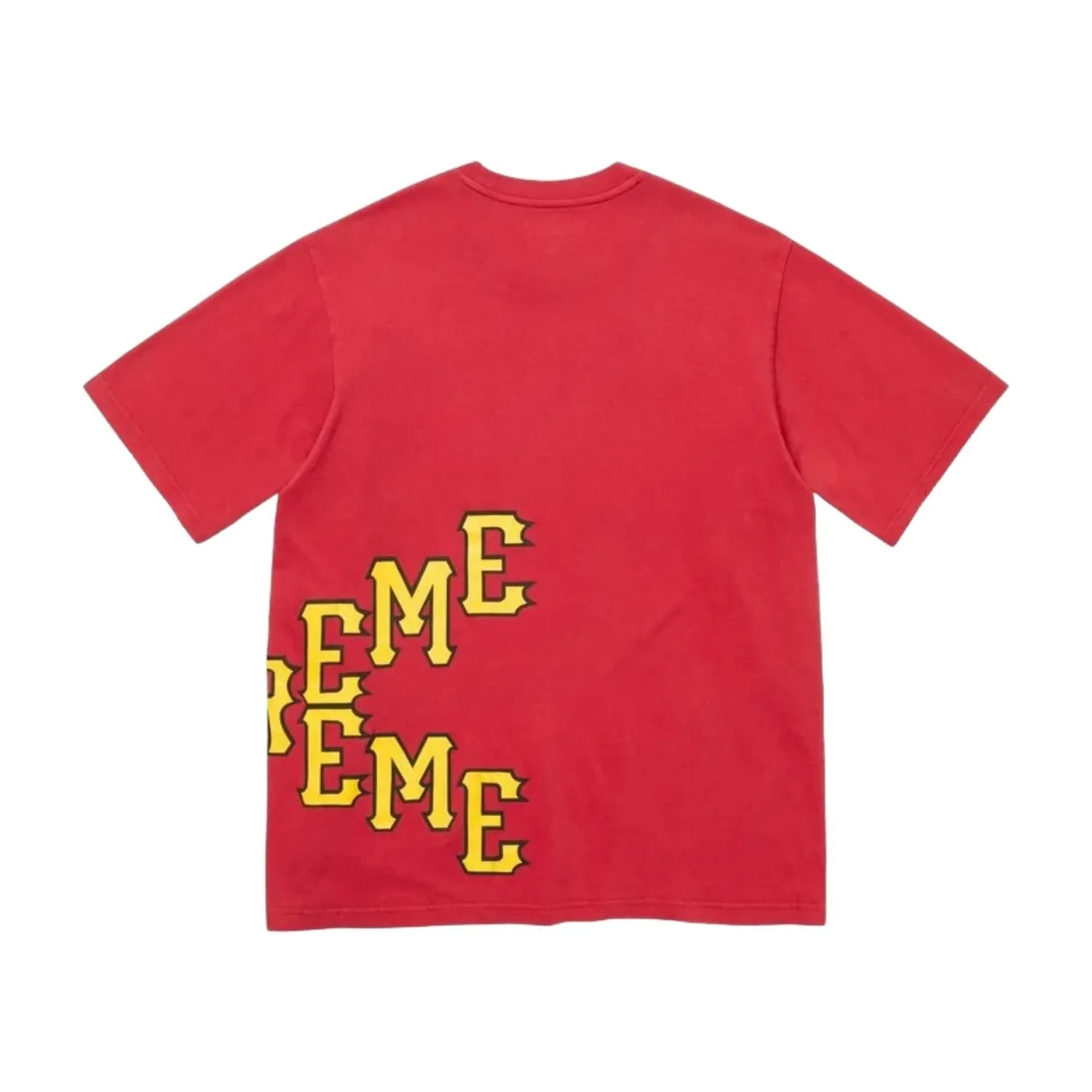 Футболка Supreme SS26 Cracked Spellout S/S 'Red' — фото 2