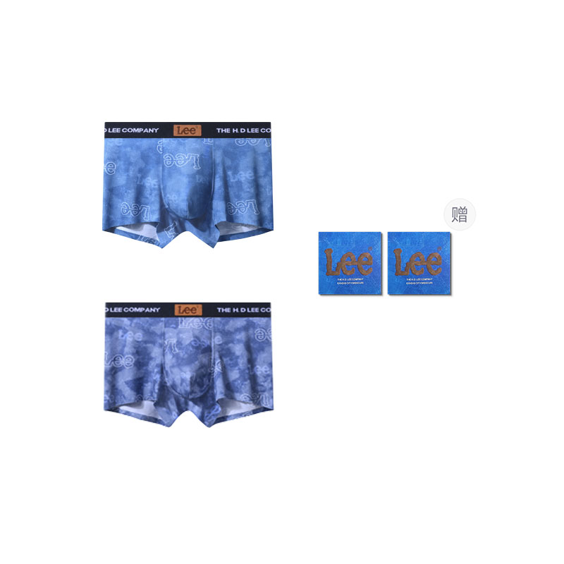 

Трусы мужские подарочный набор из 2 полосок Lee, светло-голубой