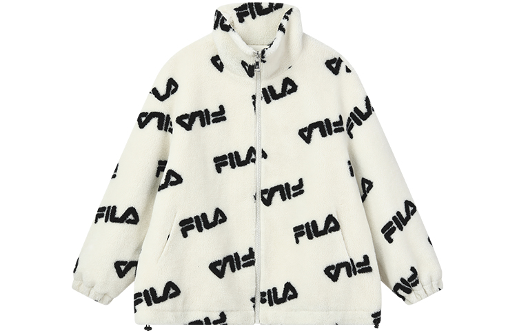 

Бархатная куртка женская, цвет Off-white Fila