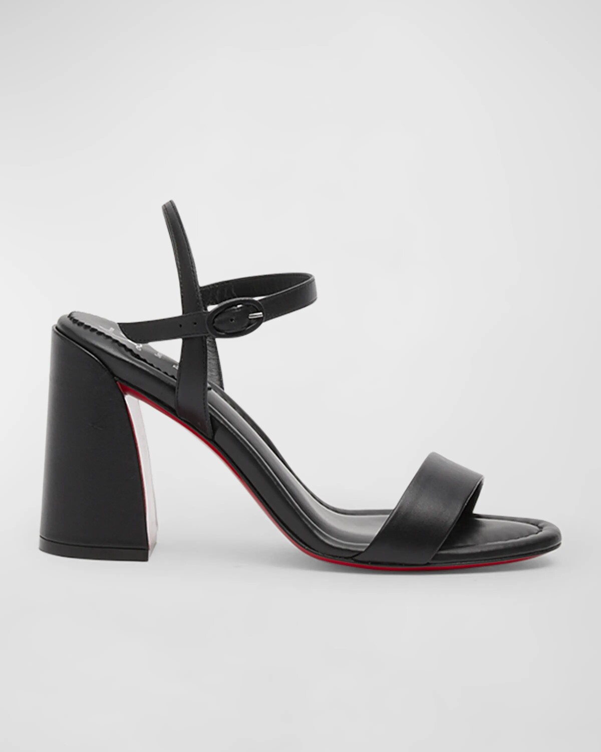 Сандалии Miss Jane с красной подошвой и ремешком на щиколотке Christian Louboutin, цвет Black
