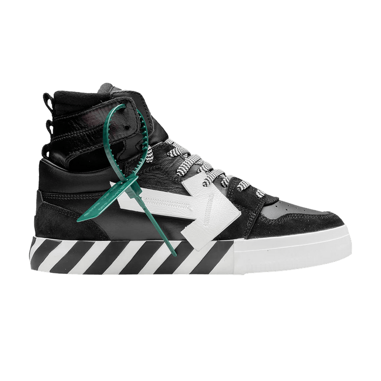 

Кроссовки Off-White High Top Vulcanized 'Black White', черный
