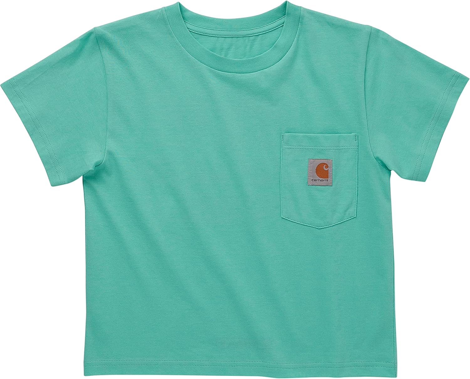 

Футболка Carhartt для девочек с короткими рукавами и логотипом, Cockatoo