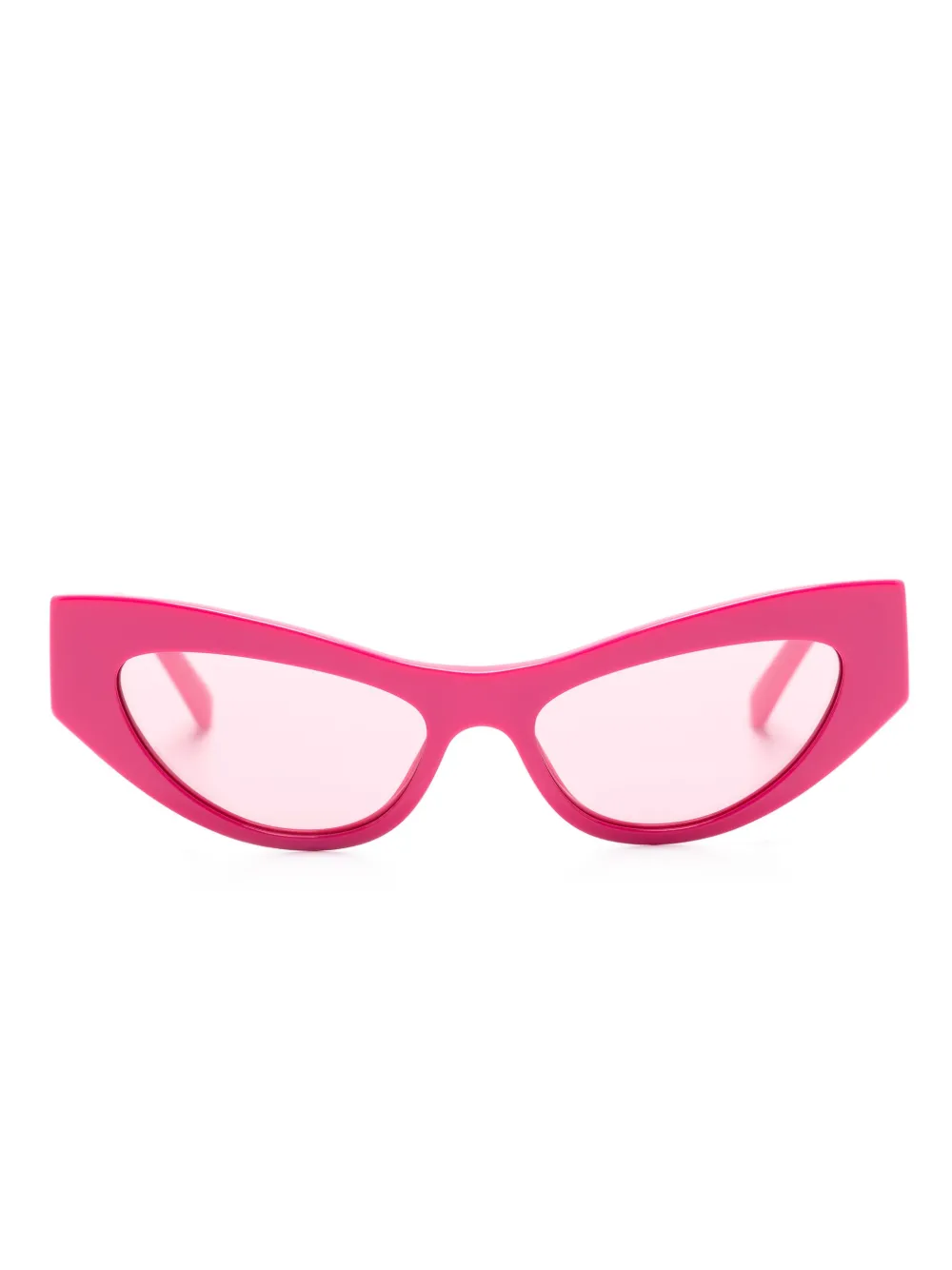 

Солнцезащитные очки в оправе 'кошачий глаз' с логотипом Dolce & Gabbana Eyewear, розовый