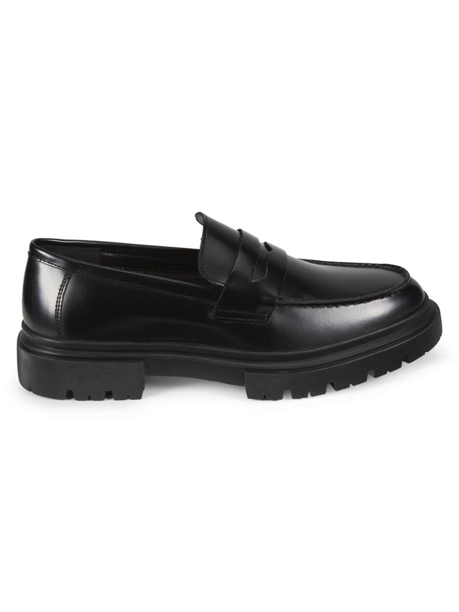 

Кожаные пенни-лоферы Pzeb Steve Madden, черный