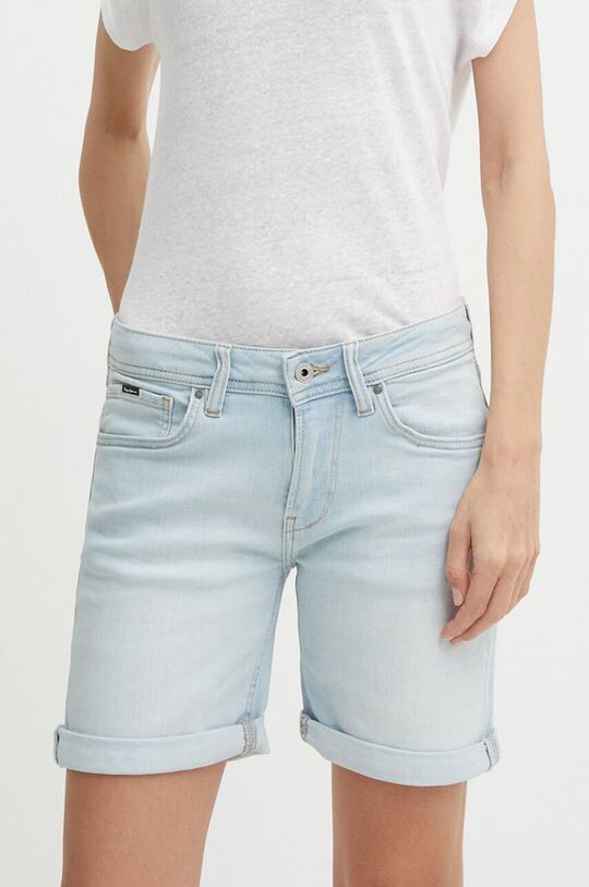

Джинсовые шорты SLIM SHORT MW Pepe Jeans, синий