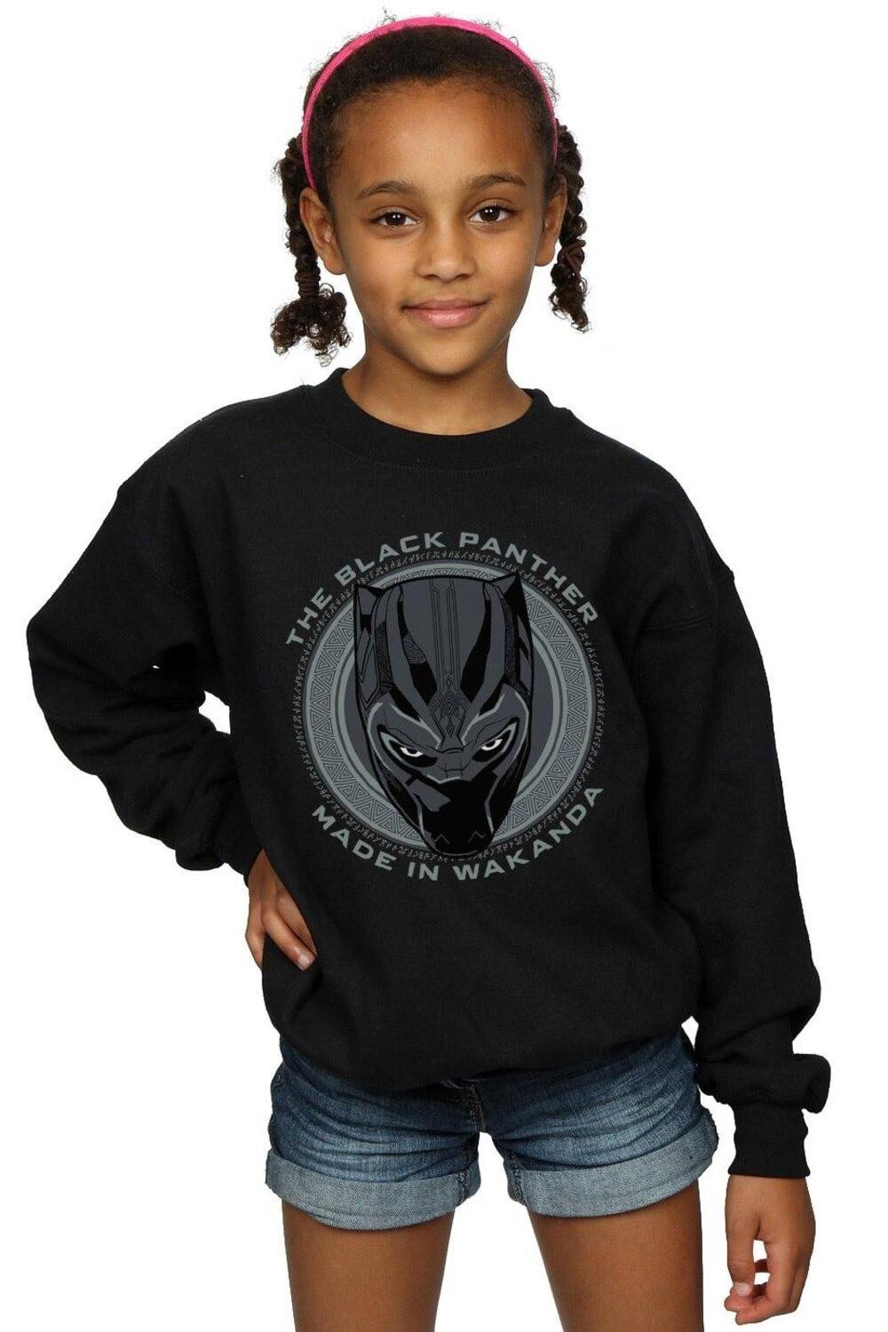 

Толстовка Black Panther Made in Wakanda Marvel, черный