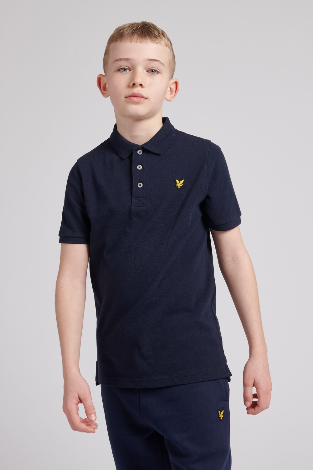 

Классическая рубашка-поло Lyle & Scott, синий