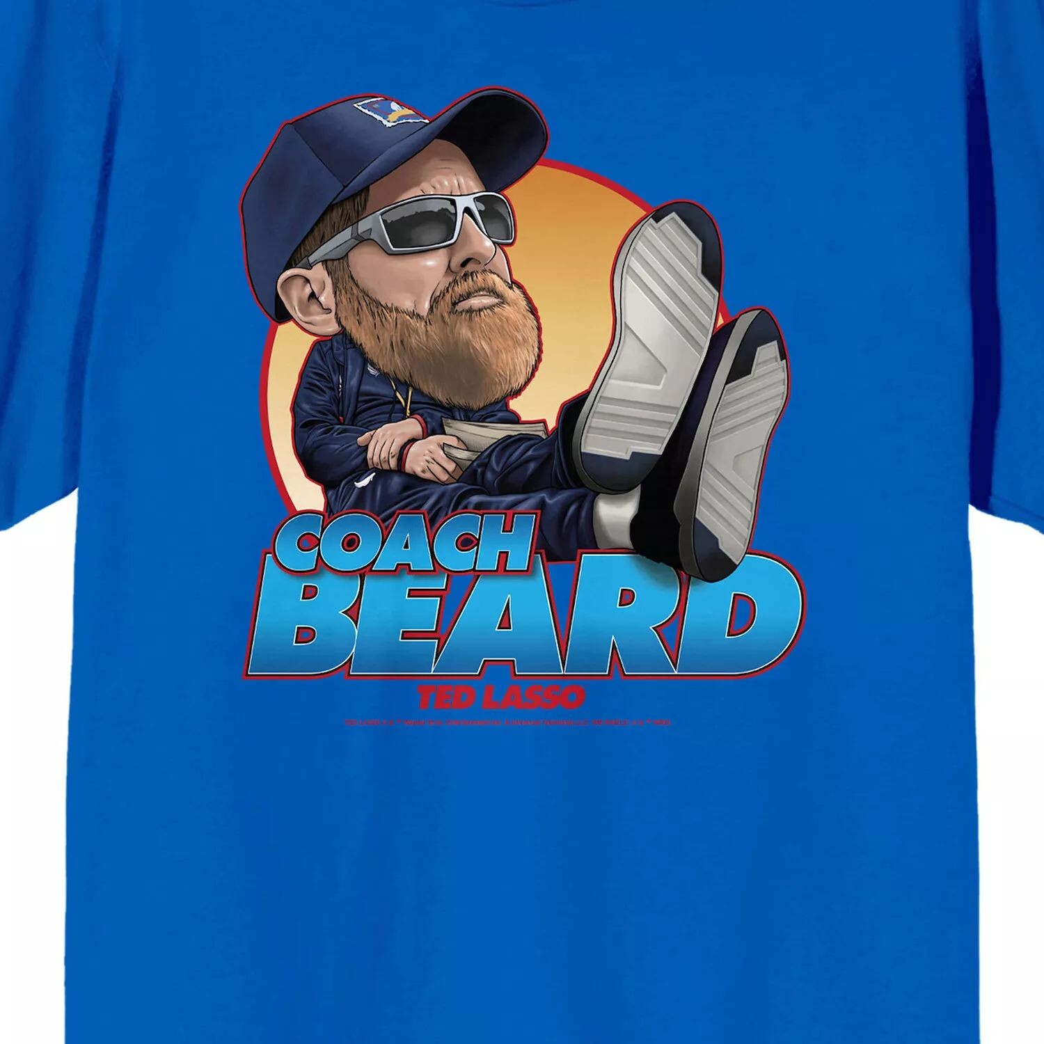 

Мужская футболка с рисунком Ted Lasso Coach Beard Licensed Character