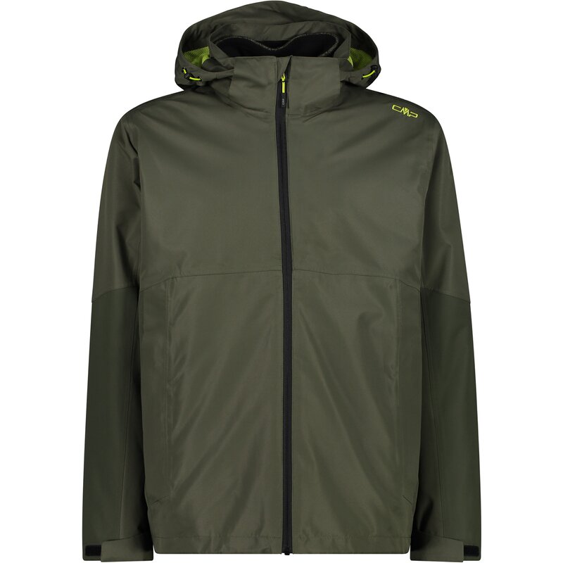 

Куртка мужская куртка на молнии с отстегивающимся капюшоном Cmp, цвет kaki