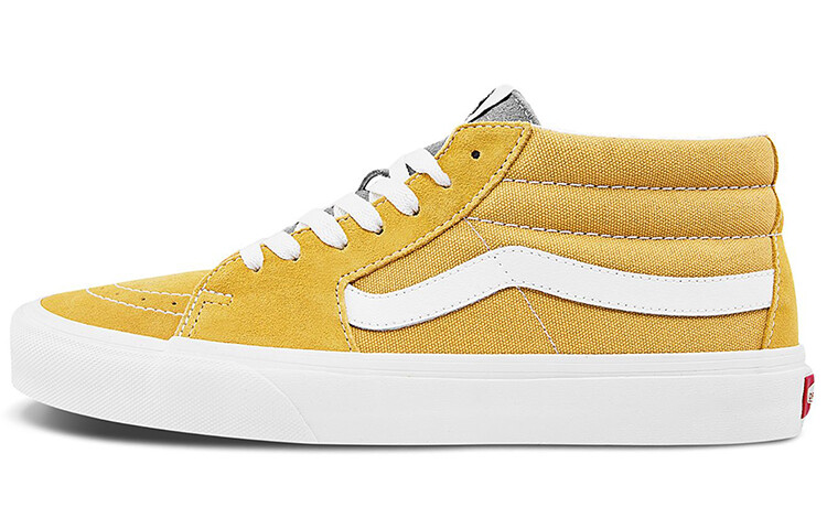 

Кроссовки Vans Sk8-Mid Yellow Unisex, Желтый, Кроссовки Vans Sk8-Mid Yellow Unisex