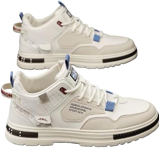 

Модные высокие кеды для мужчин, Нескользящие комфортные кроссовки для прогулок на улице, пробежек, путешествий и повседневной активности Generic