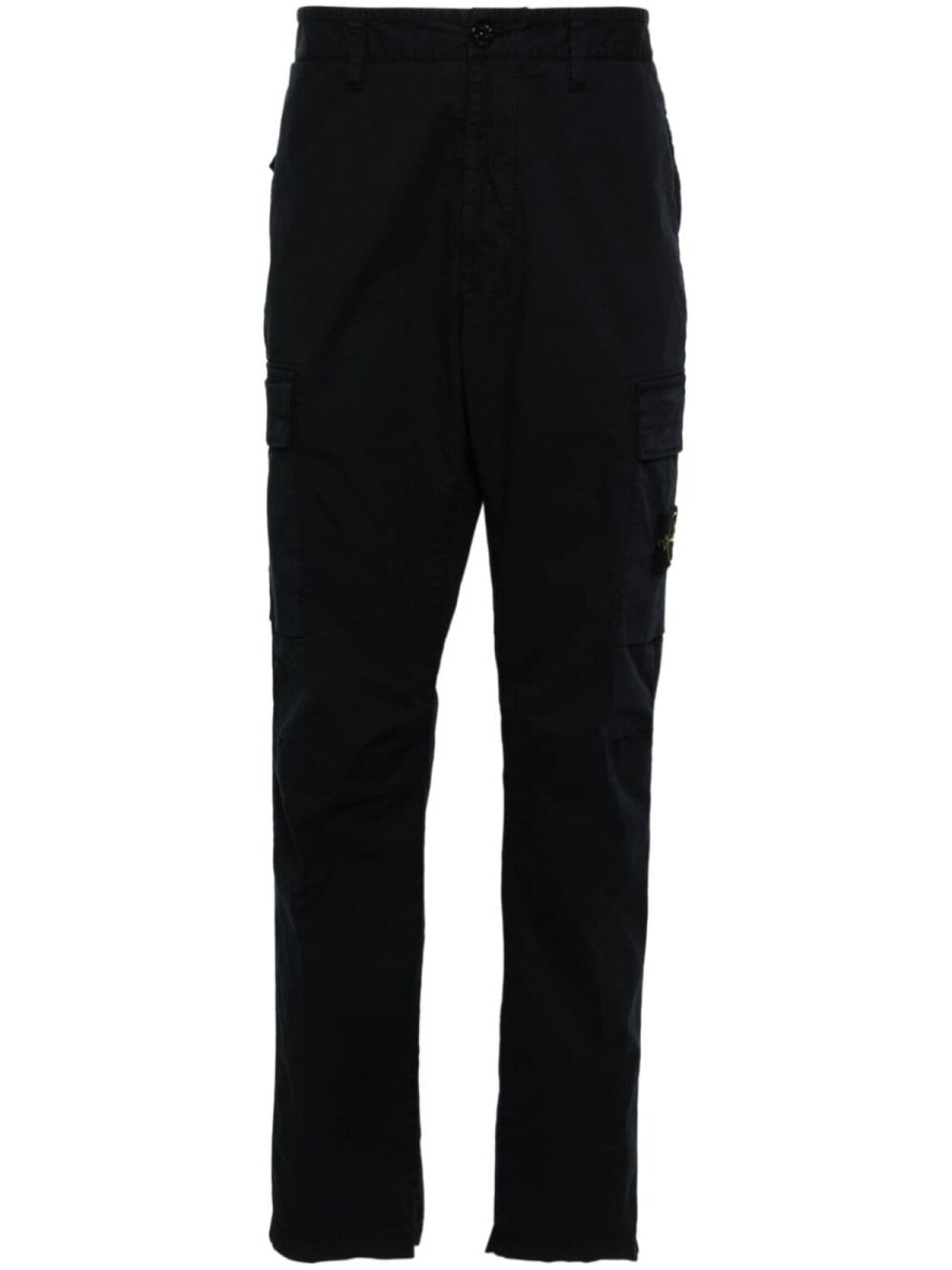 

Stone Island прямые брюки с нашивкой Compass, синий