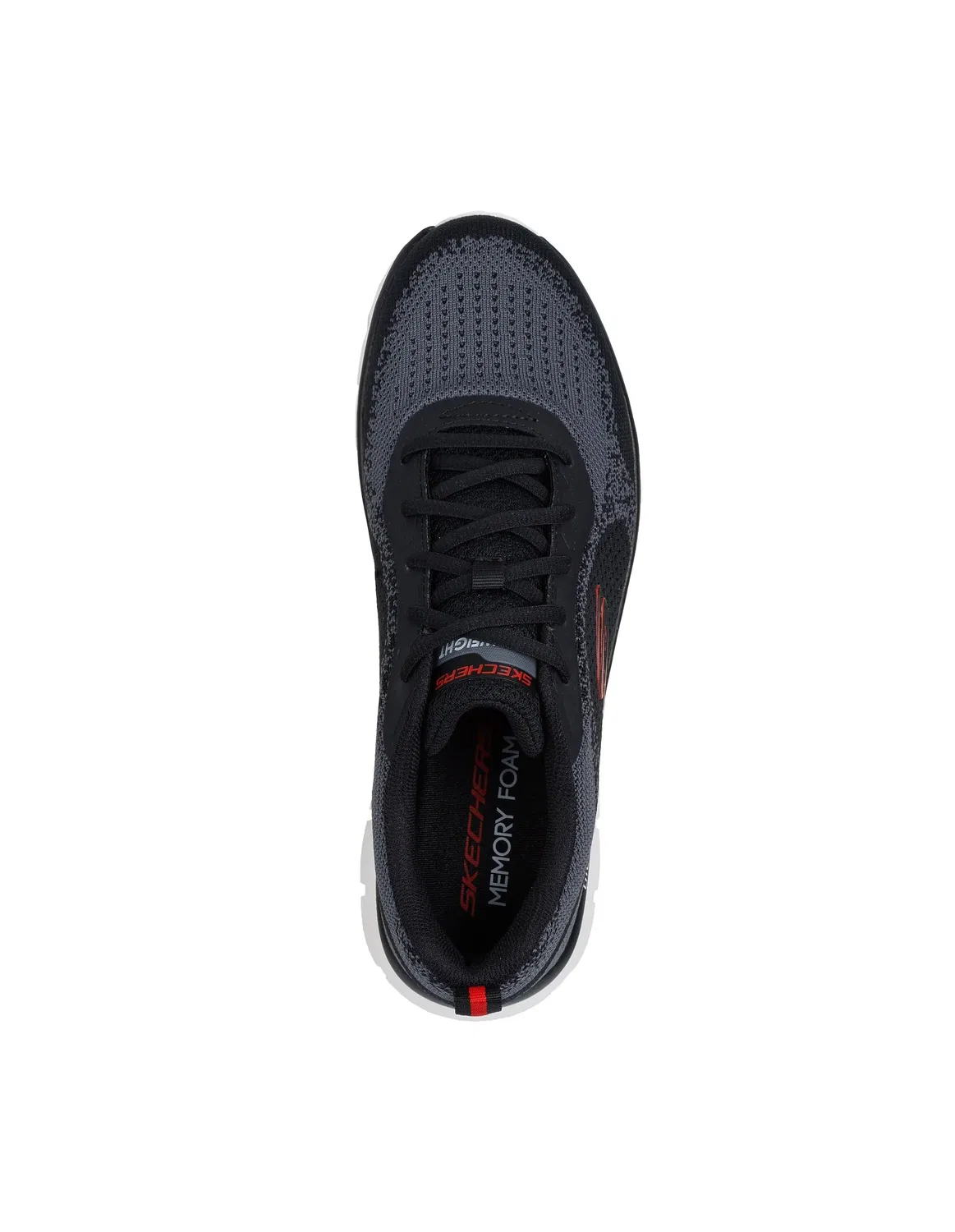 Кроссовки низкие TRACK GLENDOR Skechers, черный/красный — фото 2