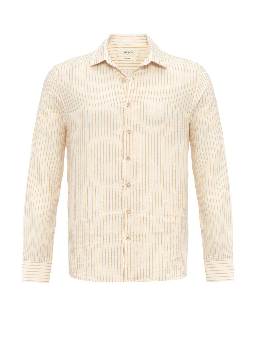

Рубашка обычного кроя на пуговицах Antioch, цвет Mustard/White