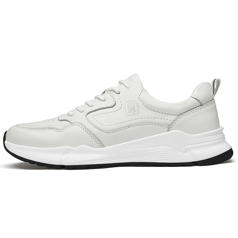 

LAORENTOU Мужские повседневные кроссовки низкие черно-белые белые, цвет White