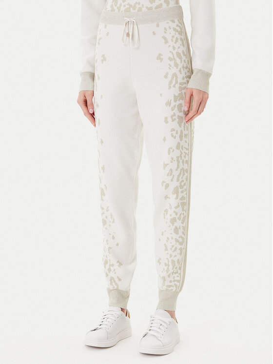 

Джоггеры regular fit TF5174 MS49I Liu Jo, экрю