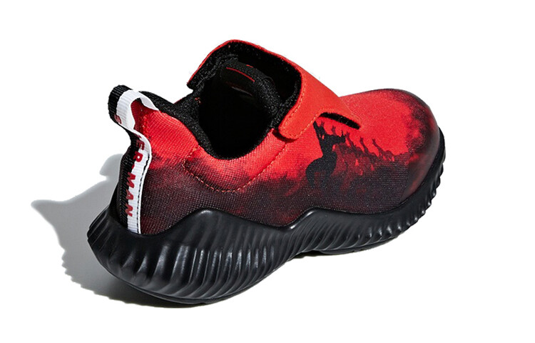 Кроссовки детские Fortarun PS Low-top красные/черные Adidas — фото 4