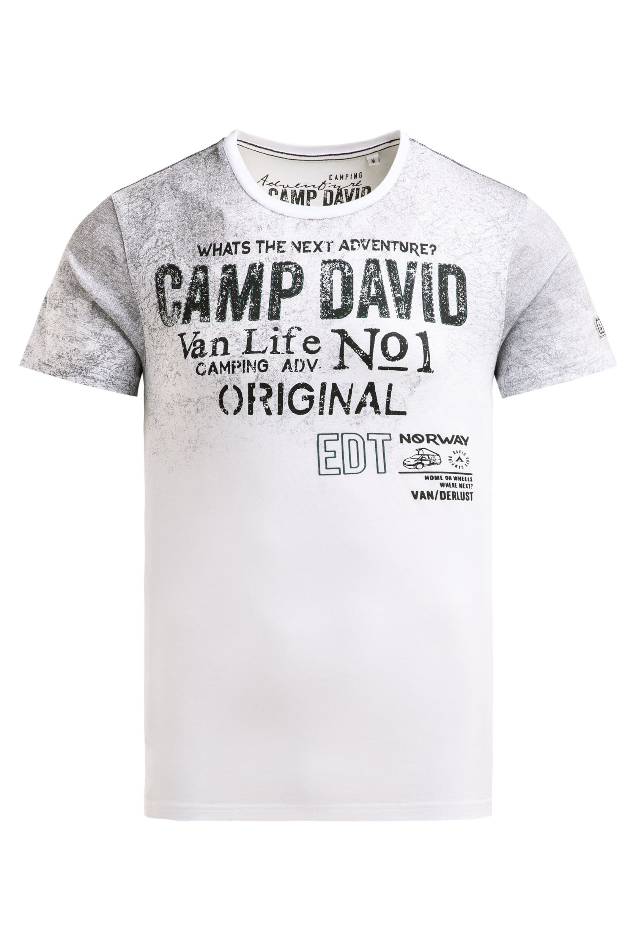 

CAMP DAVID Футболка из шерсти белая